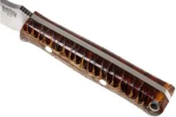 Bark River Bravo EDC A2, Orange & Red Pinecone, Black Sheath -Knife Sales Store BRK07 007PC2 05 bark river brk07 007pc2 05