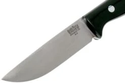 Bark River Gunny A2, Black Canvas Micarta, Rampless Bushcraft Knife -Knife Sales Store BRK07 011BRKC RL 03 bark river
