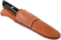 Bark River Gunny A2, Black Canvas Micarta, Rampless Bushcraft Knife -Knife Sales Store BRK07 011BRKC RL 08 bark river