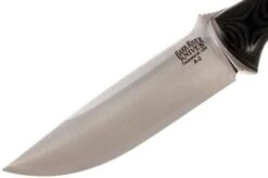 Bark River Gunny A2, Black Linen Micarta, Brown Sheath -Knife Sales Store BRK07 011BRKL 03 bark river brk07 011brkl 03