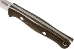 Bark River Gunny A2, Green Canvas Micarta, Brown Sheath -Knife Sales Store BRK07 011GNC RS 05 bark river brk07 011gnc rs 05