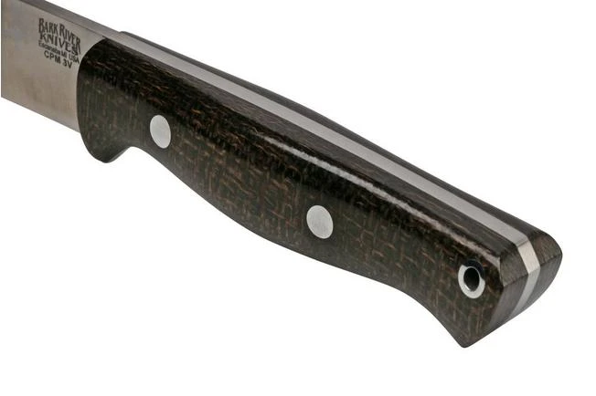Bark River Gunny CPM 3V OD Green Burlap Micarta 6 Bark River Gunny CPM 3V OD Green Burlap Micarta - Image 4
