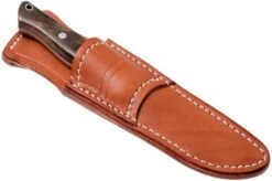 Bark River Gunny Scandi CPM 3V, American Walnut, Brown Sheath -Knife Sales Store BRK07 024AMW 07 bark river brk07 024gamw 07