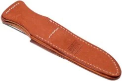 Bark River Gunny Scandi CPM 3V, Black Canvas Micarta, Brown Sheath -Knife Sales Store BRK07 024BRKC 08 bark river brk07 024brkc 08