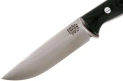 Bark River Gunny Hunter CPM 3V, Black Canvas Micarta, Red Liners -Knife Sales Store BRK07 025BRKC RL 03 bark river brk07 025brkc rl 03