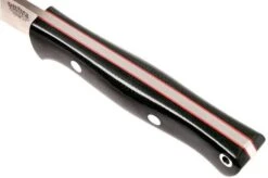 Bark River Gunny Hunter CPM 3V, Black Canvas Micarta, Red Liners -Knife Sales Store BRK07 025BRKC RL 05 bark river brk07 025brkc rl 05