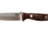 Bark River Gunny CPM 3V, Burgundy Snakeskin Micarta, Brown Sheath -Knife Sales Store BRK07 025SBCM 01 bark river brk07 025sbcm 01