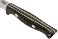 Bark River Bravo EDC CPM 3V Rampless, Green Canvas Micarta Bushcraft Knife -Knife Sales Store BRK07 027GCMR 05 bark river knives