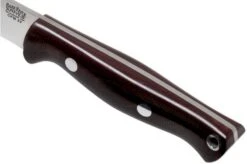 Bark River Bravo EDC CPM 3V Rampless, Burgundy Canvas Micarta Bushcraft Knife -Knife Sales Store BRK07 027RCMR 05 bark river knives