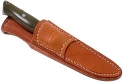 Bark River Gunny Hunter LT CPM 3V Green Canvas Micarta Bushcraft Knife -Knife Sales Store BRK07 029GCM 06 bark river knives