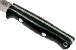 Bark River Bravo EDC CPM 154 Black Canvas Micarta, Rampless -Knife Sales Store BRK07 054BKC RS 05 bark river