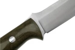 Bark River Bravo 1 A2 Green Canvas Micarta, Bushcraft Knife -Knife Sales Store BRK07 111GNC 05 barkriver