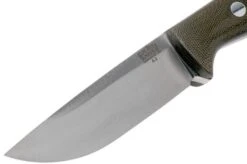 Bark River Bravo 1 A2 Green Canvas Micarta Rampless Bushcraft Knife -Knife Sales Store BRK07 112GCMR 03 bark river knives