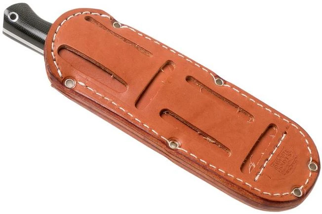 Bark River Gunny A2, Black Canvas Micarta Outdoor Knife 9 Bark River Gunny A2, Black Canvas Micarta Outdoor Knife - Image 7