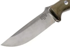 Bark River Gunny A2, Green Canvas Micarta Outdoor Knife -Knife Sales Store BRK07 113GCM2 03 bark river knives