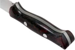 Bark River Bravo 1 CPM 3V Deep Blue & Burgundy Maple Burl Outdoor Knife -Knife Sales Store BRK07 114DBBMB 04 bark river knives