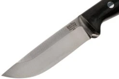 Bark River Bravo 1.2 A2 Black Canvas Micarta Rampless Outdoor Knife -Knife Sales Store BRK07 115BCMR 03 bark river knives