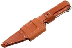 Bark River Bravo Vortex A2 Jimped, Black Canvas Micarta, Brown Sheath -Knife Sales Store BRK07 117FMBRKC JI 08 bark river brk07 117fmbrkc ji 08