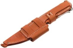 Bark River Bravo Vortex A2 Jimped, Green Canvas Micarta, Brown Sheath -Knife Sales Store BRK07 117FMGRC JI 08 bark river brk07 117fmgrc ji 08