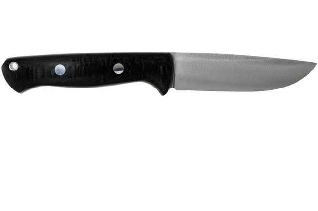 Bark River Bravo 1 LT Hunter CPM 3V, Black Canvas Micarta, Brown Sheath 4 Bark River Bravo 1 LT Hunter CPM 3V, Black Canvas Micarta, Brown Sheath - Image 2