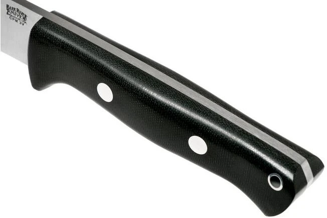 Bark River Bravo 1 LT Hunter CPM 3V, Black Canvas Micarta, Brown Sheath 7 Bark River Bravo 1 LT Hunter CPM 3V, Black Canvas Micarta, Brown Sheath - Image 5