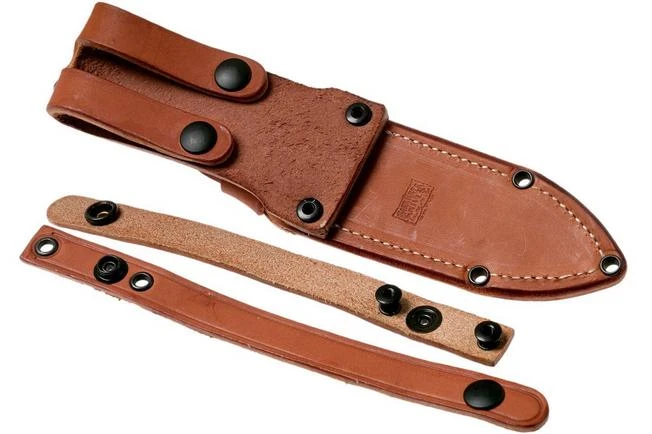 Bark River Bravo 1 LT Hunter CPM 3V, Black Canvas Micarta, Brown Sheath 10 Bark River Bravo 1 LT Hunter CPM 3V, Black Canvas Micarta, Brown Sheath - Image 8