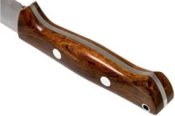 Bark River Bravo 1 LT Hunter CPM 3V, Desert Ironwood, Brown Sheath -Knife Sales Store BRK07 121DIW 04 bark river knives