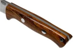 Bark River Bravo 1 LT Hunter CPM 3V, Desert Ironwood, Brown Sheath -Knife Sales Store BRK07 121DIW 05 bark river knives