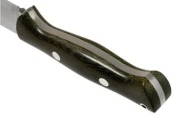 Bark River Bravo 1.5 Rampless CPM 3V Field Knife, Green Canvas Micarta -Knife Sales Store BRK07 122GCMR 04 bark river knives