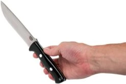 Bark River Bravo 1.5 LT CPM 3V, Black Canvas Micarta Outdoor Knife -Knife Sales Store BRK07 123BKC 06 bark river knives