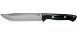 Bark River Bravo 1.5 LT Field CPM 3V, Black Canvas Micarta Outdoor Knife