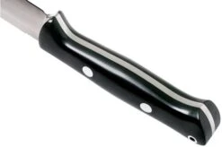 Bark River Bravo 1.5 LT Field CPM 3V, Black Canvas Micarta Outdoor Knife -Knife Sales Store BRK07 124BKC 04 bark river knives