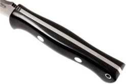 Bark River Bravo 1 LT CPM 3V, Black Canvas Micarta, Brown Sheath -Knife Sales Store BRK07 126BRKC 05 bark river brk07 126brkc 05