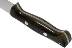 Bark River Bravo 1 LT CPM 3V Rampless, Green Canvas Micarta Outdoor Knife -Knife Sales Store BRK07 126GCM RS 04 bark river knives