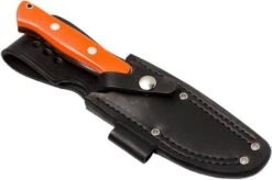 Bark River Bravo 1 LT CPM 3V, Blaze Orange G10, Black Liners, Black Sheath -Knife Sales Store BRK07 126ORG 07 bark river brk07 126org 07