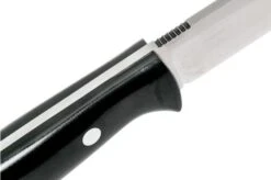 Bark River Bravo 1 LT CPM 3V Field Knife, Black Canvas Micarta -Knife Sales Store BRK07 127BRKC 05 bark river