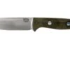 Bark River Bravo 1 LT CPM 3V Field Knife, Green Canvas Micarta -Knife Sales Store BRK07 127GNC 01 bark river