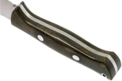 Bark River Bravo 1 LT CPM 3V Field Knife, Green Canvas Micarta -Knife Sales Store BRK07 127GNC 04 bark river