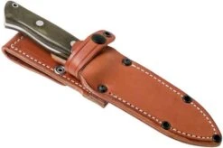 Bark River Bravo 1 LT CPM 3V Field Knife, Green Canvas Micarta -Knife Sales Store BRK07 127GNC 08 bark river