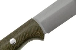 Bark River Bravo 1.2 LT CPM 3V Rampless, Green Canvas Micarta, Outdoor Knife -Knife Sales Store BRK07 129GCMR 05 barkriver