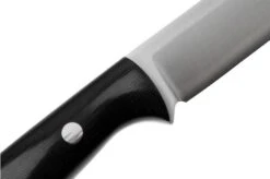 Bark River Bravo 1 Cru-Wear, Rampless, Black Canvas Micarta, Bushcraft Knife -Knife Sales Store BRK07 161BCM RL 05 barkriver