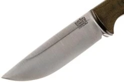 Bark River Bravo 1 LT Cru Wear, Green Canvas Micarta, Rampless -Knife Sales Store BRK07 166GNC RS 03 bark river brk07 166gnc rs 03