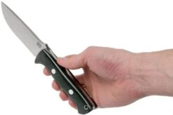 Bark River Bravo 1 CPM 154, Black Canvas Micarta -Knife Sales Store BRK07 171BKC 06 bark river knives