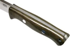 Bark River Bravo 1 Rampless CPM 154, Green Canvas Micarta -Knife Sales Store BRK07 171GNC RS 05 bark river