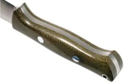 Bark River Bravo 1 CPM 154 Field Knife, Green Canvas Micarta -Knife Sales Store BRK07 172GNC 04 bark river