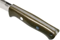 Bark River Bravo 1 CPM 154 Field Knife, Green Canvas Micarta -Knife Sales Store BRK07 172GNC 05 bark river
