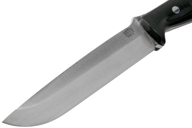 Bark River Bravo 2 CPM 3V, Black Canvas Micarta Outdoor Knife 5 Bark River Bravo 2 CPM 3V, Black Canvas Micarta Outdoor Knife - Image 3