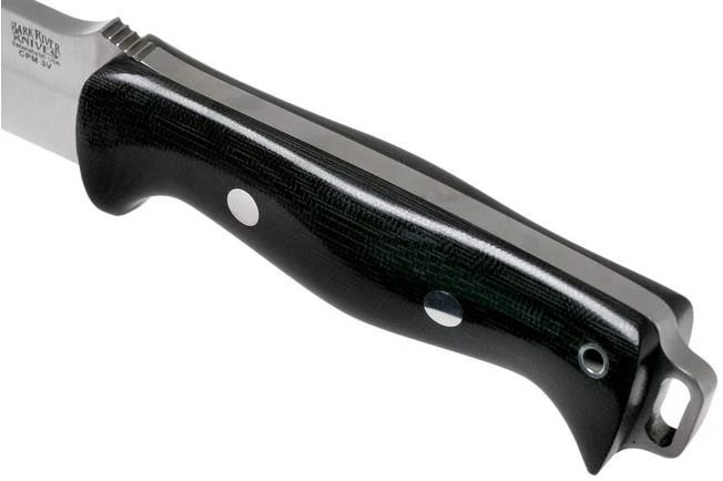 Bark River Bravo 2 CPM 3V, Black Canvas Micarta Outdoor Knife 7 Bark River Bravo 2 CPM 3V, Black Canvas Micarta Outdoor Knife - Image 5