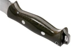 Bark River Bravo 2 CPM 3V, Green Canvas Micarta Outdoor Knife -Knife Sales Store BRK07 221GCM 04 bark river knives