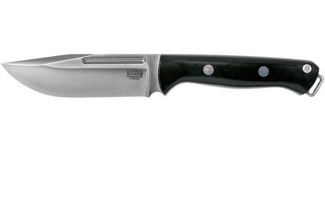 Bark River Bravo Squad Leader CPM 3V, Black Canvas Micarta 3 Bark River Bravo Squad Leader CPM 3V, Black Canvas Micarta